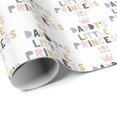 Papa's kleine prinses cadeaupapier (Rol Hoek)