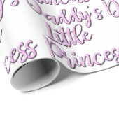 Papa's kleine prinses cadeaupapier (Rol Hoek)