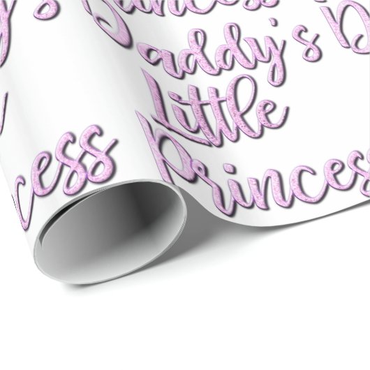 Papa's kleine prinses cadeaupapier (Rol Hoek)