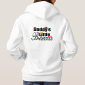 ✔Papa's Kleine Prinses Chic California Fleece Hoodie (Achterkant)