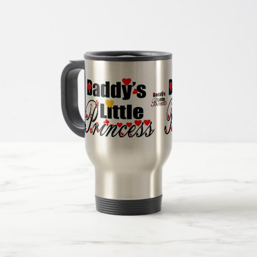 ✔Papa's kleine prinses Fabulous Reisbeker (Voorkant links)