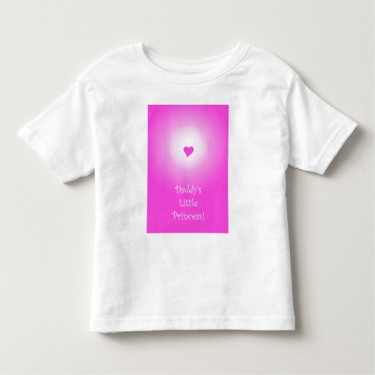 Papa's kleine prinses kinder shirts (Voorkant)