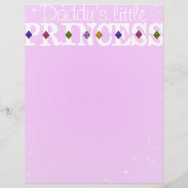 Papa's kleine prinses Letterhead