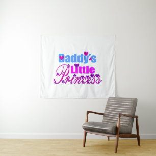 ❤👸Papa's Kleine Prinses Prachtige Wandtapijt Wandkleed