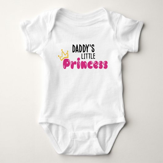 Papa's kleine prinses romper (Voorkant)