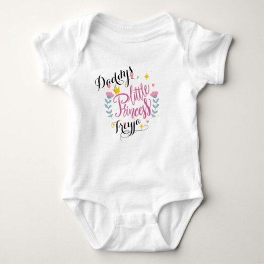 Papa's kleine prinses romper (Voorkant)