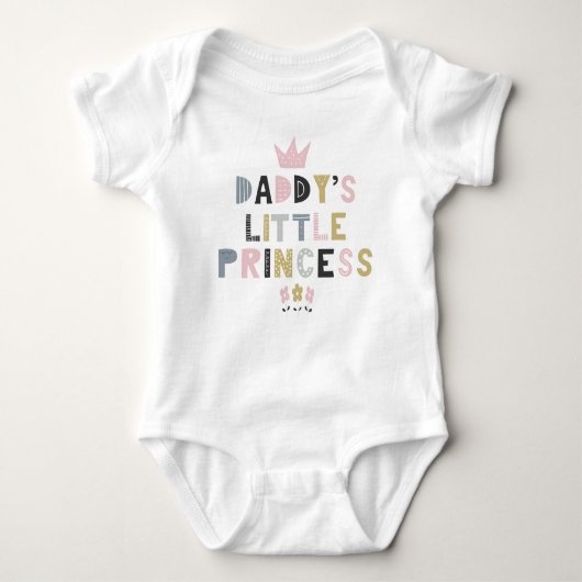 Papa's kleine prinses romper (Voorkant)