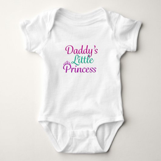 Papa's kleine prinses romper (Voorkant)