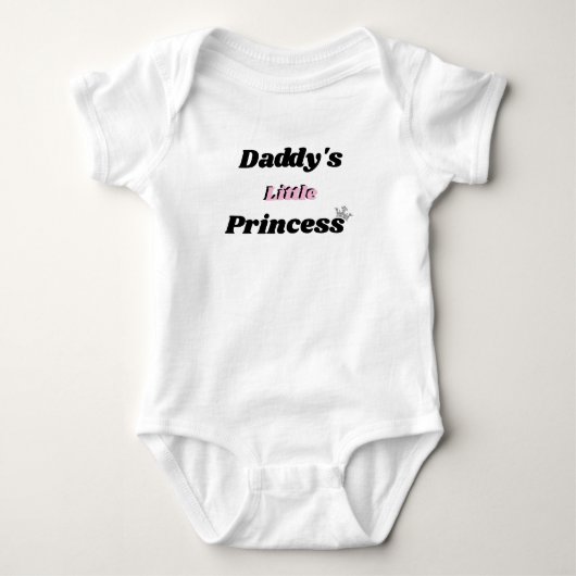 Papa's kleine prinses romper (Voorkant)