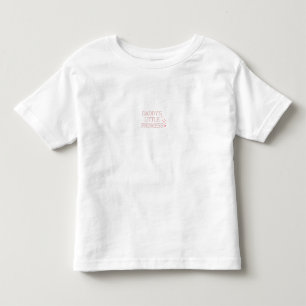 Papa's kleine prinses roze hart grappig kinder shirts