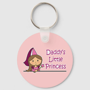Papa's kleine prinses sleutelhanger