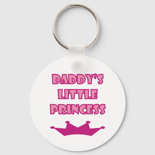 Papa's kleine prinses sleutelhanger (Voorkant)