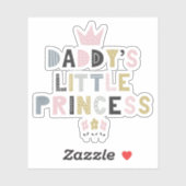 Papa's kleine prinses sticker (Vel)
