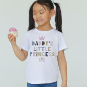 Papa's kleine prinses t-shirt