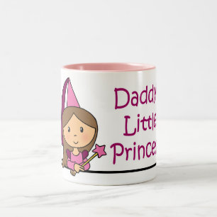 Papa's kleine prinses tweekleurige koffiemok