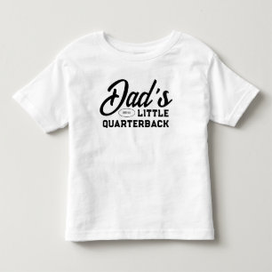 Papa's Kleine Quarterback American Football Jongen Kinder Shirts