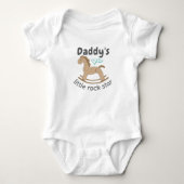 Papa's Kleine Rockster Romper (Voorkant)