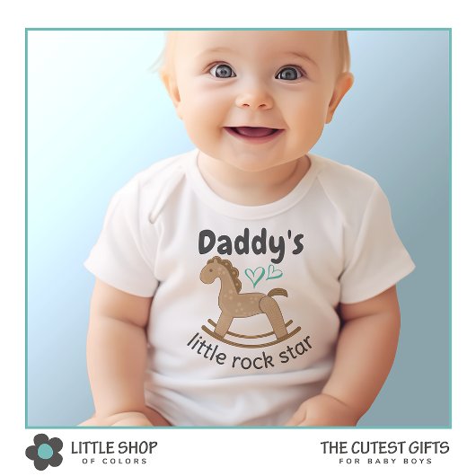 Papa's Kleine Rockster Romper