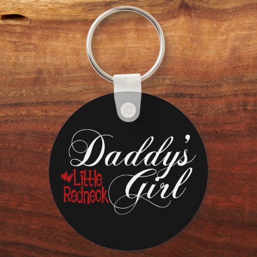 Papa's kleine roodbaars sleutelhanger (Voorkant)