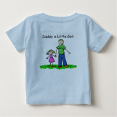 Papa's kleine Shirt (blond past aan) (Achterkant)