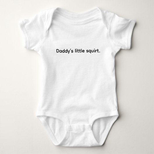 Papa's kleine spuit. romper (Voorkant)