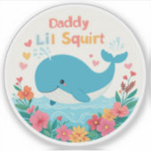 Papa's Kleine Spuitende Sticker (Voorkant)