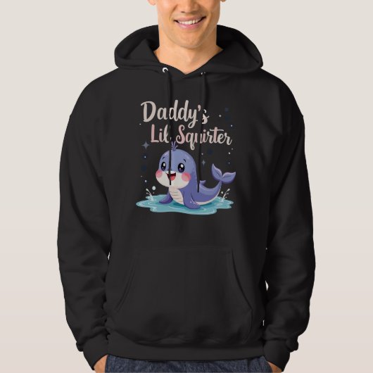 Papa's kleine spuitertje hoodie (Voorkant)