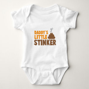 Papa's kleine STINKER met schattige poep Romper