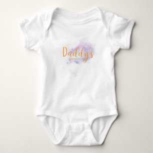Papa's kleine strijder-engel-baby lichaamspak romper