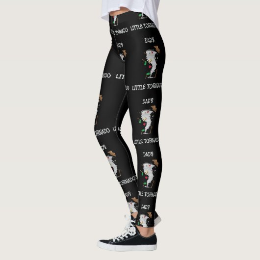 Papa's kleine tornado voor Tornado Kinder Leggings (Links)