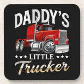 Papa's Kleine Trucker Bier Onderzetter (Voorkant)