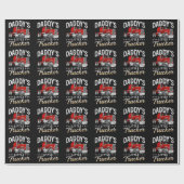 Papa's Kleine Trucker Cadeaupapier (Vlak)