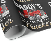 Papa's Kleine Trucker Cadeaupapier (Rol Hoek)