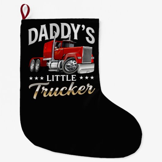 Papa's Kleine Trucker Grote Kerstsok (Voorkant)