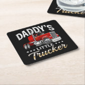 Papa's Kleine Trucker Kartonnen Onderzetters (Schuin)