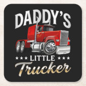 Papa's Kleine Trucker Kartonnen Onderzetters (Voorkant)
