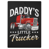 Papa's Kleine Trucker Klembord (Achterkant)
