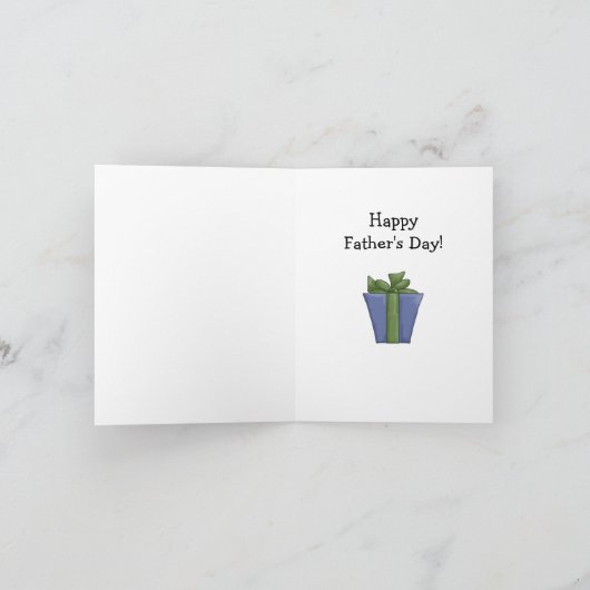 Papa's kleine Vaderdag Kaart (Binnen)