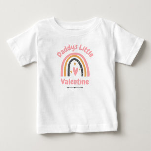 Papa's kleine Valentijn Baby T-Shirt