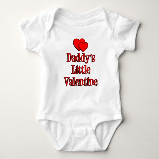 Papa's kleine Valentijn Romper (Voorkant)