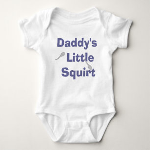 Papa's kleine vierkant romper