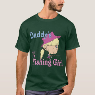 Papa's kleine Vissen meisje T-shirt