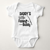 Papa's kleine Vissende boeddy Romper (Voorkant)