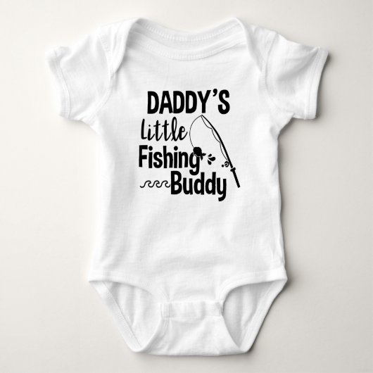 Papa's kleine Vissende boeddy Romper (Voorkant)