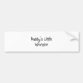 Papa's kleine wrangler bumpersticker (Voorkant)