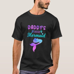 Papa's kleine zeemeerminfamilie komt overeen met B T-shirt