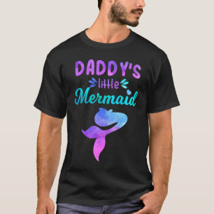 Papa's kleine zeemeerminfamilie komt overeen met B T-shirt