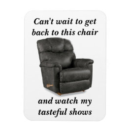 Papa's koelkastmagneet van zijn favoriete stoel magneet