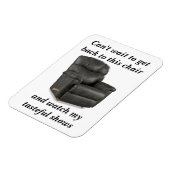 Papa's koelkastmagneet van zijn favoriete stoel magneet (Linkerzijde)