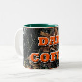 Papa's koffie-Camo Tweekleurige Koffiemok (Voorkant links)